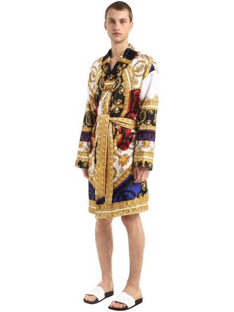 mens versace robe|men's luxury robes versace.